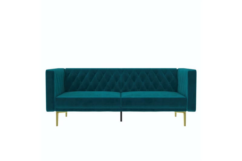 Sofa 2-seter Marseille Smaragdgrønn - Smaragdgrønn - Møbler - Sofaer - Fløyelssofaer