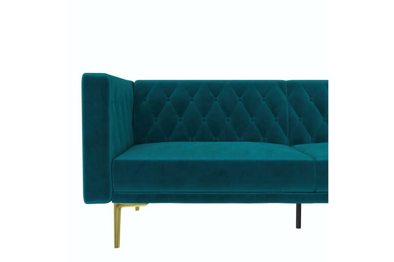 Sofa 2-seter Marseille Smaragdgrønn - Smaragdgrønn - Møbler - Sofaer - Fløyelssofaer
