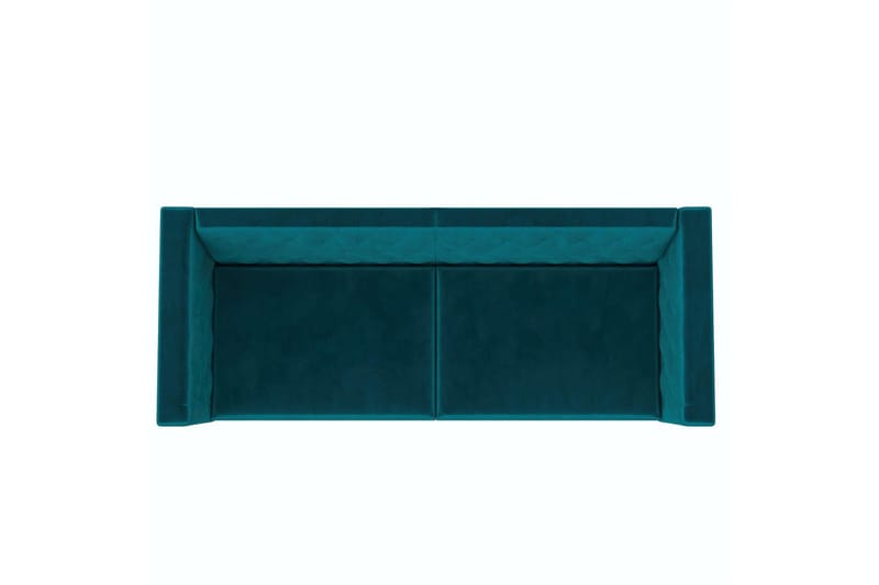 Sofa 2-seter Marseille Smaragdgrønn - Smaragdgrønn - Møbler - Sofaer - Fløyelssofaer