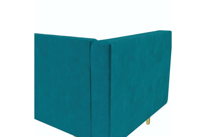 Sofa 2-seter Marseille Smaragdgrønn - Smaragdgrønn - Møbler - Sofaer - Fløyelssofaer