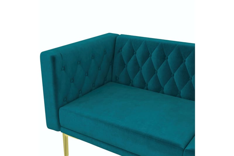 Sofa 2-seter Marseille Smaragdgrønn - Smaragdgrønn - Møbler - Sofaer - Fløyelssofaer