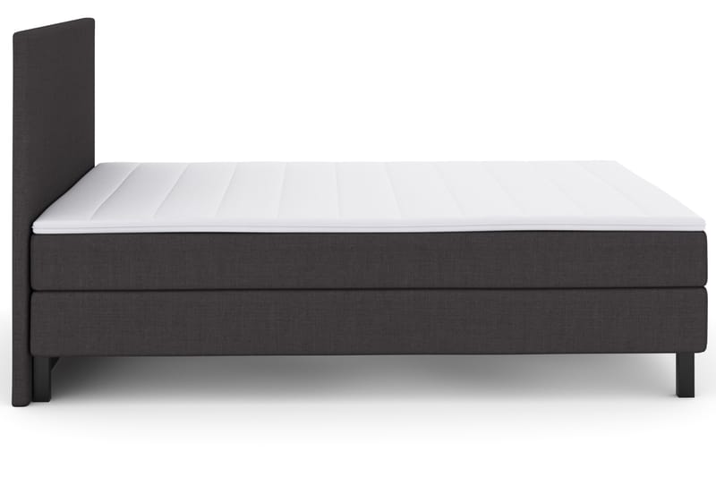 Komplett Sengepakke Choice No 2 140x200 - Mørkegrå|Svarta Ben - Kontinentalsenger - Komplett sengepakke