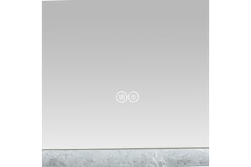 Baderomsspeil 60x80 cm med LED-belysning og anti-dugg - Belysning - Baderomsbelysning - Baderomsspeil med belysning