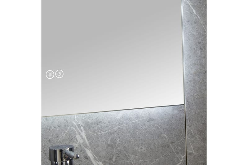 Baderomsspeil 60x80 cm med LED-belysning og anti-dugg - Belysning - Baderomsbelysning - Baderomsspeil med belysning