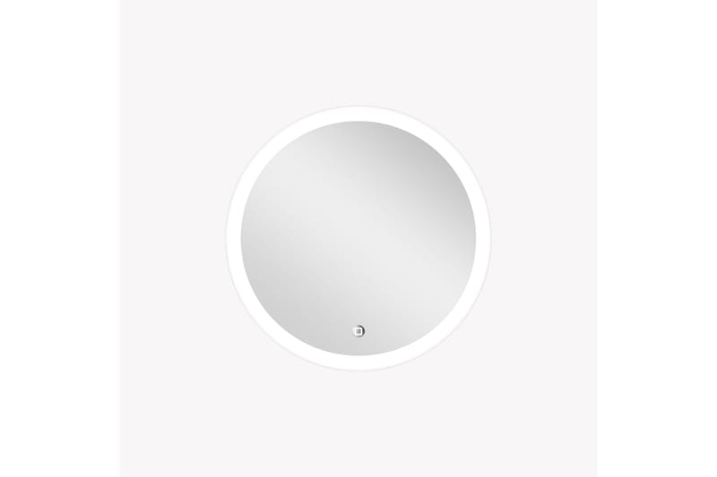 Klysna Speil 59 cm Rundt - Sølv - Belysning - Baderomsbelysning - Baderomsspeil med belysning