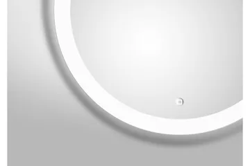 Klysna Speil 59 cm Rundt - Sølv - Belysning - Baderomsbelysning - Baderomsspeil med belysning