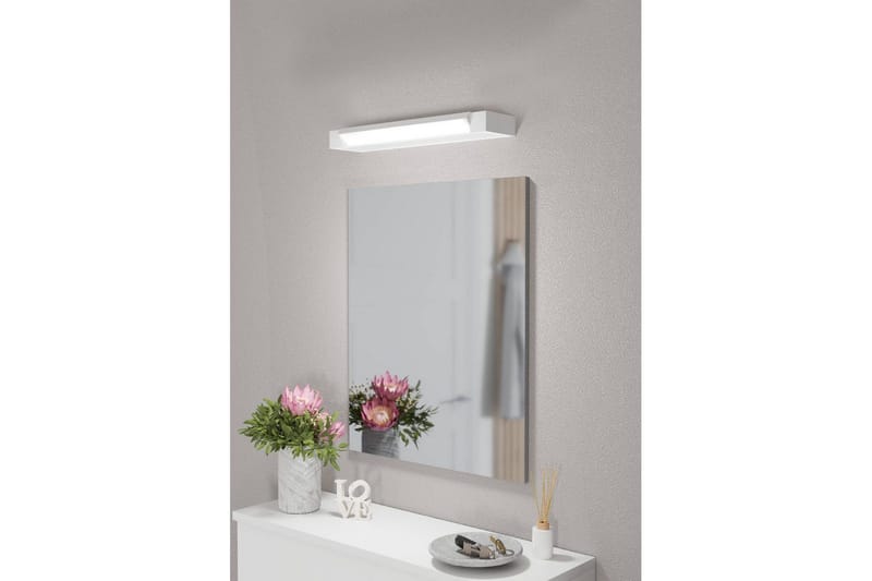 Spegelbelysning Eglo Gemiliana Krom/Hvit - Hvit/Krom - Belysning - Baderomsbelysning - Baderomslampe vegg