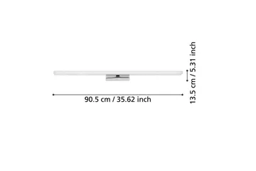 Spegelbelysning Eglo Tabiano-Z 905 mm - Hvit/Krom - Belysning - Baderomsbelysning - Baderomslampe vegg