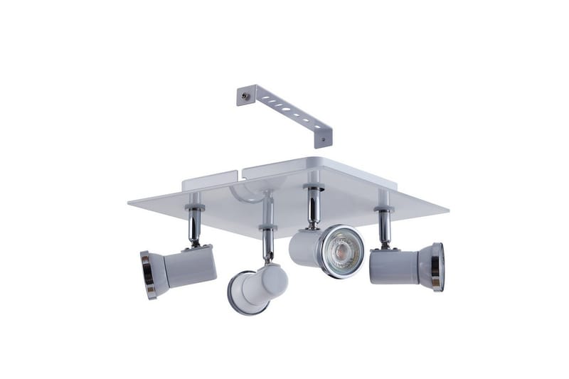 Spotlight Eglo Tamara 1 Kvadrat Hvit, Krom - Hvit/Krom - Belysning - Baderomsbelysning - Baderomslampe tak