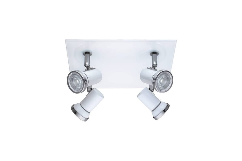 Spotlight Eglo Tamara 1 Kvadrat Hvit, Krom - Hvit/Krom - Belysning - Baderomsbelysning - Baderomslampe tak