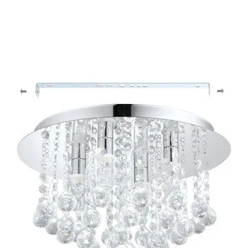 Taklampe Almonte - Krom - Belysning - Innendørsbelysning & Lamper - Taklampe - Takplafond