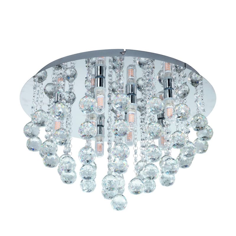 Taklampe Almonte, Krom