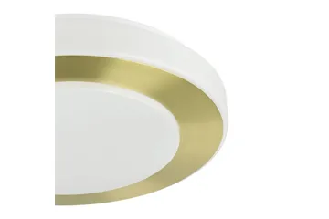 Taklampe Eglo Led Carpi - Hvit/Messing - Belysning - Baderomsbelysning - Baderomslampe tak