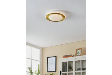 Taklampe Eglo Led Carpi - Hvit/Messing - Belysning - Baderomsbelysning - Baderomslampe tak