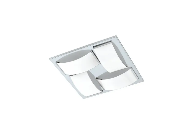 Vegg-/taklampe Eglo Wasao 1, Hvit/Krom