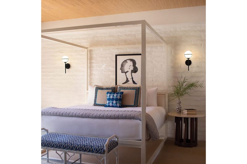 Vegglampe Hinkley Hollis Svart - Svart - Belysning - Baderomsbelysning - Baderomslampe vegg