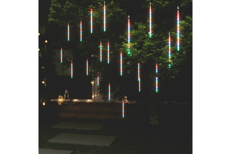 20stk Meteorlys 30 cm 480 LED innendørs og utendørs - Flerfarget - Trappebelysning - Lyslist - Dekorasjonsbelysning