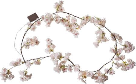 CherryFlower Girlander 180 cm - transparent rosa - Belysning - Dekorasjonsbelysning - Dekorativ innendørsbelysning - Partyslynge