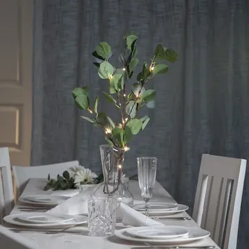 Eucalyptus dekorasjonskvist 30 cm - grønn - Belysning - Dekorasjonsbelysning - Dekorativ innendørsbelysning - Lyslist