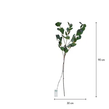 Eucalyptus dekorasjonskvist 30 cm - grønn - Belysning - Dekorasjonsbelysning - Dekorativ innendørsbelysning - Lyslist