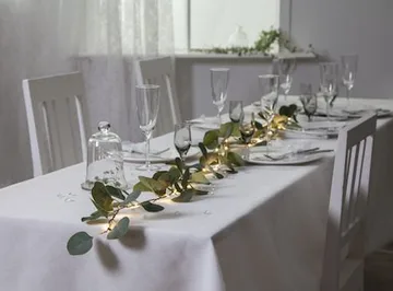Eucalyptus girlander 180 cm - grønn - Belysning - Dekorasjonsbelysning - Dekorativ innendørsbelysning - Partyslynge