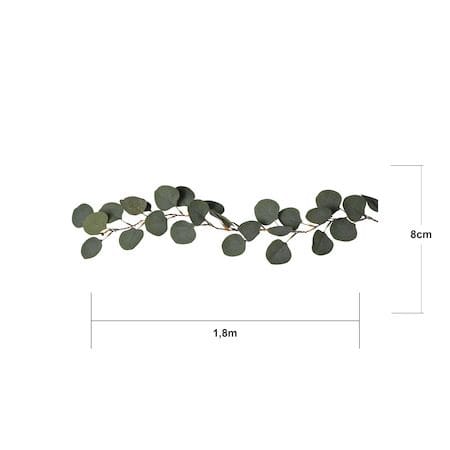 Eucalyptus girlander 180 cm - grønn - Belysning - Dekorasjonsbelysning - Dekorativ innendørsbelysning - Partyslynge