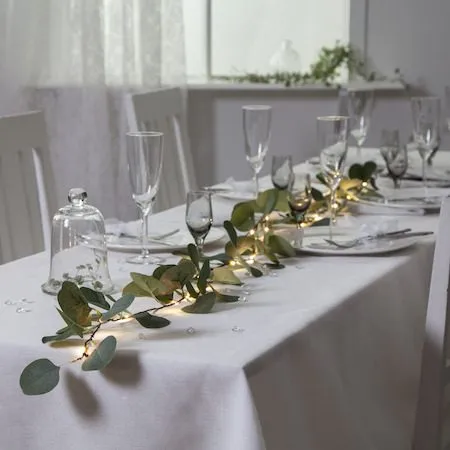 Eucalyptus girlander 180 cm - grønn - Belysning - Dekorasjonsbelysning - Dekorativ innendørsbelysning - Partyslynge