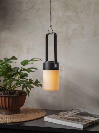 Flame Lantern lykt 10 cm - svart - Belysning - Dekorasjonsbelysning - Dekorativ innendørsbelysning - Batteridrevne lys