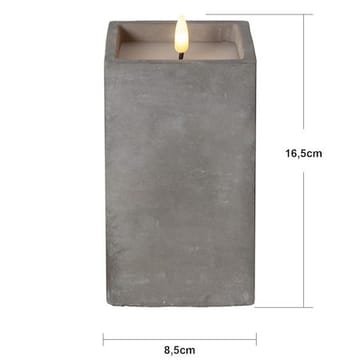 Flamme Cem LED-kubbelys 9 cm - grå - Belysning - Dekorasjonsbelysning - Dekorativ innendørsbelysning - Batteridrevne lys