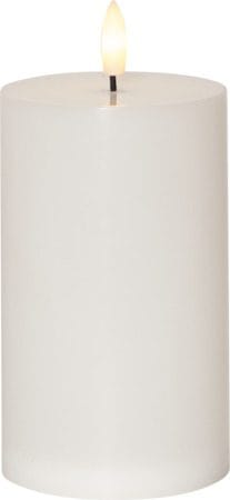 Flamme Charge LED-lys 24 cm - hvit - Belysning - Dekorasjonsbelysning - Dekorativ innendørsbelysning - Batteridrevne lys