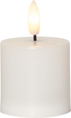Flamme Charge LED-lys 24 cm - hvit - Belysning - Dekorasjonsbelysning - Dekorativ innendørsbelysning - Batteridrevne lys