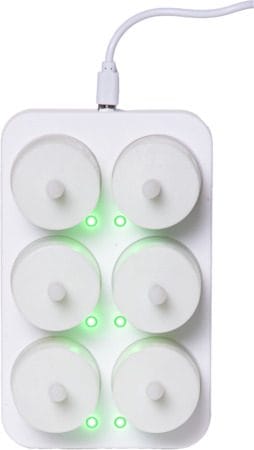 Flamme Charge LED-lys 6-pakning 14 cm - hvit - Belysning - Dekorasjonsbelysning - Dekorativ innendørsbelysning - Batteridrevne lys
