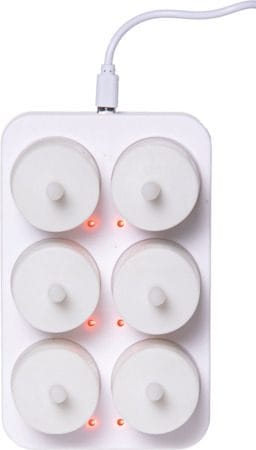 Flamme Charge LED-lys 6-pakning 14 cm - hvit - Belysning - Dekorasjonsbelysning - Dekorativ innendørsbelysning - Batteridrevne lys