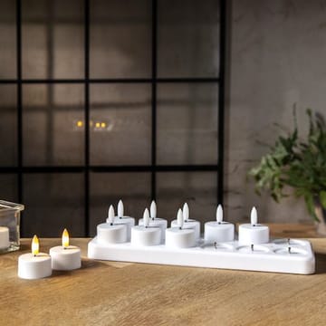 Flamme Charge LED-telys 12-pakning - hvit - Belysning - Dekorasjonsbelysning - Dekorativ innendørsbelysning - Batteridrevne lys