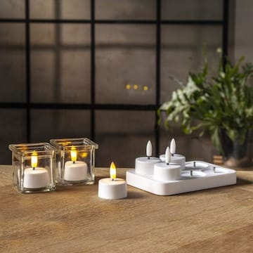 Flamme Charge LED-telys 6-pakning - hvit - Belysning - Dekorasjonsbelysning - Dekorativ innendørsbelysning - Batteridrevne lys