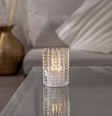 Flamme Dotty LED-lys 9 cm - transparent - Belysning - Dekorasjonsbelysning - Dekorativ innendørsbelysning - Batteridrevne lys