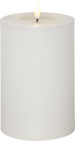 Flamme Flow Big LED-kubbelys 17,5 cm - hvit - Belysning - Dekorasjonsbelysning - Dekorativ innendørsbelysning - Batteridrevne lys