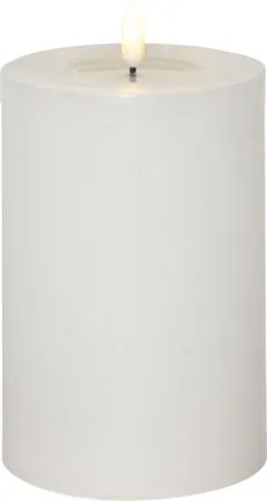 Flamme Flow Big LED-kubbelys 17,5 cm, hvit