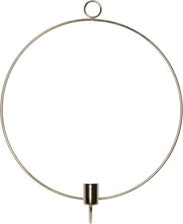 Flamme Ring innendørsdekorasjon 28 cm - messing - Belysning - Dekorasjonsbelysning - Dekorativ innendørsbelysning - Batteridrevne lys