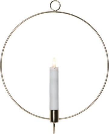 Flamme Ring innendørsdekorasjon 28 cm - messing - Belysning - Dekorasjonsbelysning - Dekorativ innendørsbelysning - Batteridrevne lys
