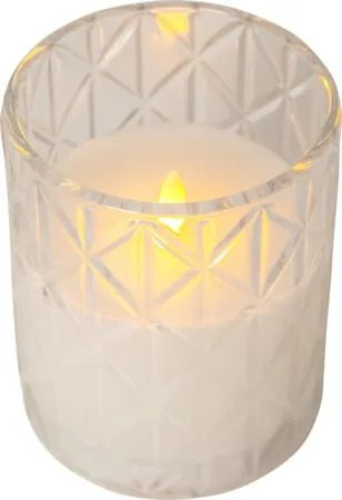 Flamme Romb LED-lys 10 cm - transparent - Belysning - Dekorasjonsbelysning - Dekorativ innendørsbelysning - Batteridrevne lys