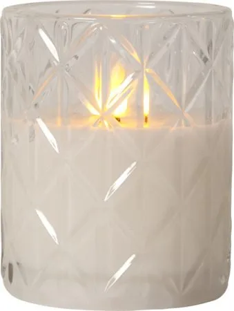 Flamme Romb LED-lys 10 cm - transparent - Belysning - Dekorasjonsbelysning - Dekorativ innendørsbelysning - Batteridrevne lys