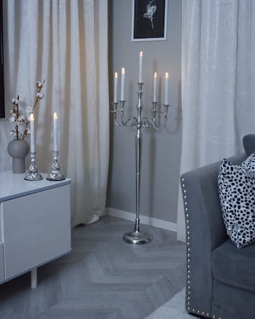 Flamme Rustic LED-antikklys, 2-pakning, 25 cm - hvit - Belysning - Dekorasjonsbelysning - Dekorativ innendørsbelysning - Batteridrevne lys