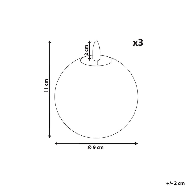 LED-lys Ambrosia Sett med 3 - Belysning - Dekorasjonsbelysning - Dekorativ innendørsbelysning - Lyslist