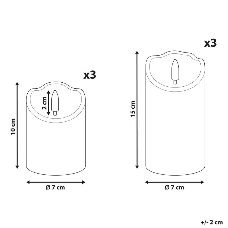 LED-lys Amorea Sett med 6 - Interiør - Dekorasjon & innredningsdetaljer - Julepynt & juledekorasjon - Jul lys