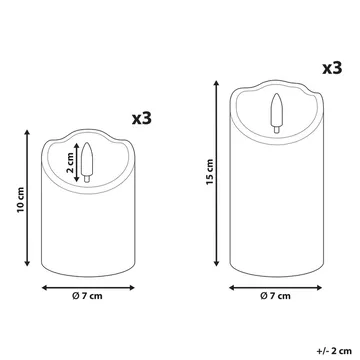 LED-lys Amorea Sett med 6 - Interiør - Dekorasjon & innredningsdetaljer - Julepynt & juledekorasjon - Jul lys