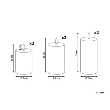 LED-lys Braise Sett med 6 - Belysning - Dekorasjonsbelysning - Dekorativ innendørsbelysning - Lyslist