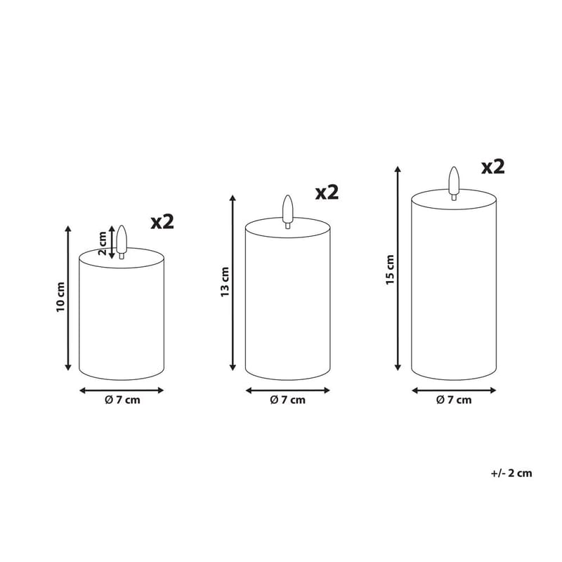 LED-lys Braise Sett med 6 - Interiør - Dekorasjon & innredningsdetaljer - Julepynt & juledekorasjon - Jul lys