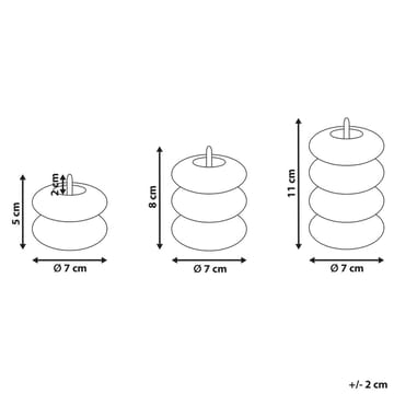 LED-lys Eternis Sett med 3 - Belysning - Dekorasjonsbelysning - Dekorativ innendørsbelysning - Lyslist
