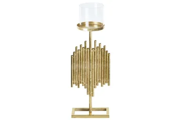 Ljusstake Beliani Nias 18x13x53 cm GOLD - Interiør - Lys & dufter - Lysestaker og lykter